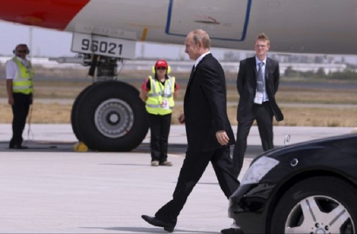 L`avion de Poutine est prêt pour le départ immédiat à Bakou